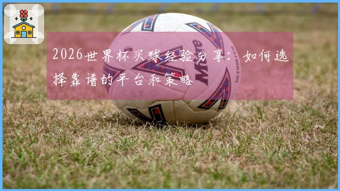 2026世界杯买球经验分享：如何选择靠谱的平台和策略