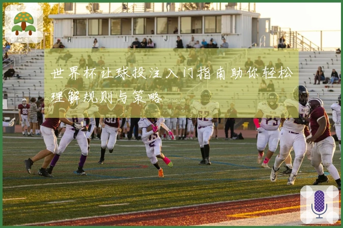 世界杯让球投注入门指南助你轻松理解规则与策略